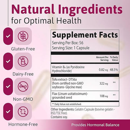 Femarelle Recharge Menopause Supplements for Women - Hot Flashes, Night Sweats, Sleep Relief During Menopause Transition - Non Hormonal Vitamins to Support Hormone Balance - 1 Month Supply