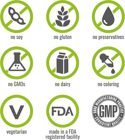 NATURELO Quercetin Citrus Bioflavonoid Supports Immune Health and Overall Well Being* 120 Quercetin 500mg Capsules