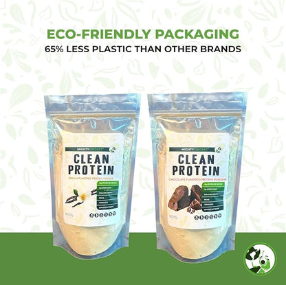 Mighty Cricket Protein Powder. 20g Clean Prebiotic Cricket Protein. No Sugar, Low Carbs, Gluten & Dairy Free. Keto & Paleo, 100% Natural Ingredients. Chocolate, 1 lb (Pack of 2)