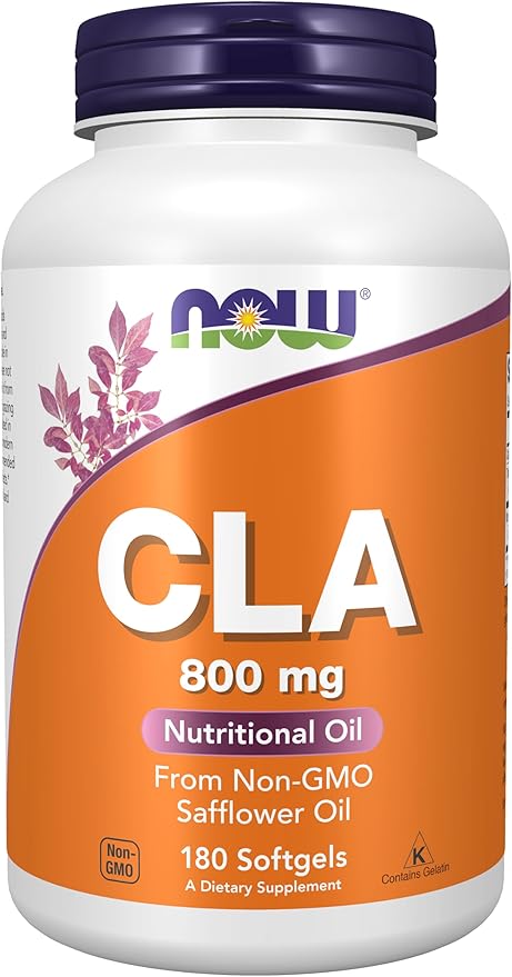 NOW Foods Supplements, CLA (Conjugated Linoleic Acid) 800 mg, Nutritional Oil, 180 Softgels