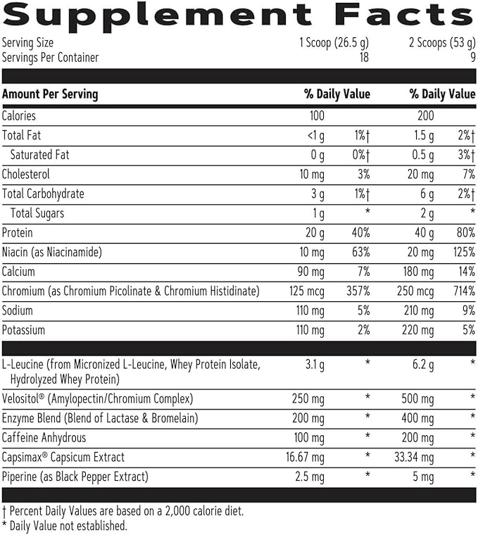 GNC AMP Wheybolic Ripped Whey Protein Powder Isolate with BCAA | Targeted Muscle Building and Workout Support Formula | Gluten Free | Strawberries and Cream | 9 Servings