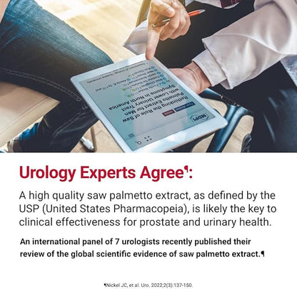 Flomentum® Saw Palmetto for Men Prostate Supplement | Prostate Support Supplement for Men's Health | USP Verified - Healthy Urinary Flow & Urinary Function - 320mg Once Daily (180 Count)