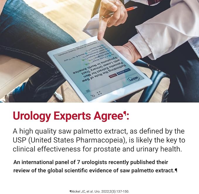 Flomentum® Saw Palmetto for Men Prostate Supplement | Prostate Support Supplement for Men's Health | USP Verified - Healthy Urinary Flow & Urinary Function - 320mg Once Daily (90 Count)