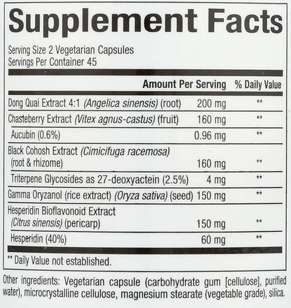 Natural Factors Menosense Veg-Capsules, 90-Count