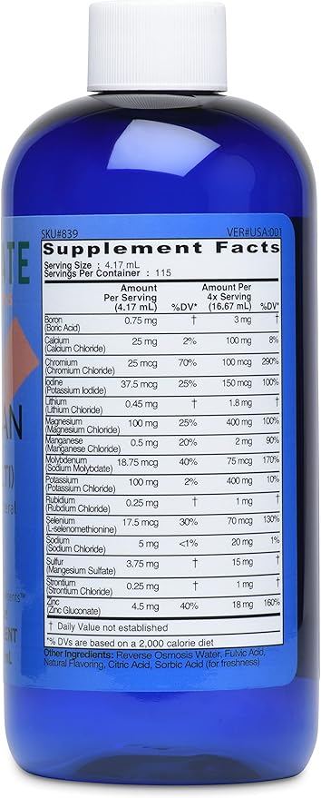 Good State Ionic Man | Men's Liquid Ionic Multi Mineral | Vegan | Dietary Supplement | 15 Different Minerals (8 oz.)