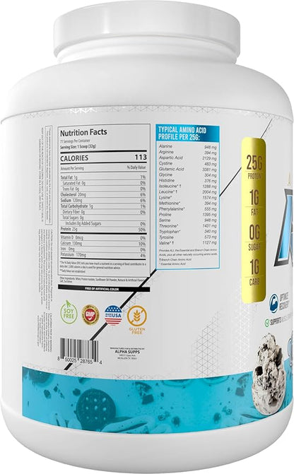 ISO, Low Carb 100% Whey Protein Isolate Powder, 25 Grams Per Serving, Helps Support Muscle Growth, Low Sugar and Gluten Free (Cookies & Cream, 5 lb)