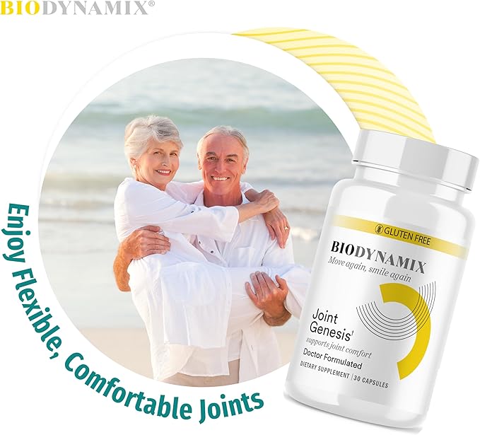 Joint Genesis - Joint Support Supplement - with Mobilee and Boswellia Serrata - for Comfortable, Flexible Joints - 6 Pack