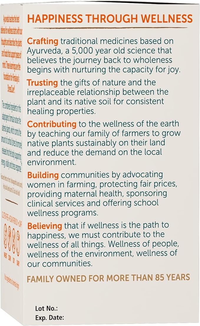 Himalaya StressCare Herbal Supplement, Supports Stress Relief, Energy Support, Relaxation, Occasional Sleeplessness, Ashwagandha, Holy Basil/Tulsi, Gotu Kola, Non-GMO, Vegetarian, 60 Capsules