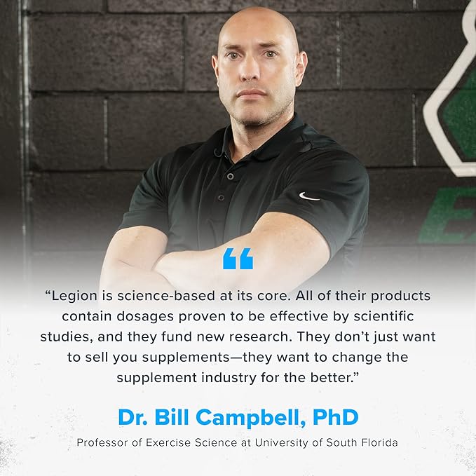 LEGION Whey+ Unflavored Whey Isolate Protein Powder from Grass Fed Cows - Low Carb, Low Calorie, Non-GMO, Lactose Free, Gluten Free, Sugar Free, All Natural Whey Protein Isolate, 30 Servings…