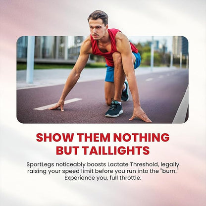 SPORTLEGS Fast Fitness Boost Pre Workout Lactic Acid Supplement, Sports Endurance Fuel - 5-Cap Packet, Trial Pack of 3