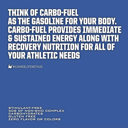 Ryno Power Carbo-Fuel Stimulant-Free Drink Mix 2lb (20 Servings) - All-Natural Pure Carbohydrate Powder for Athletic Performance - Vegan and Gluten Free