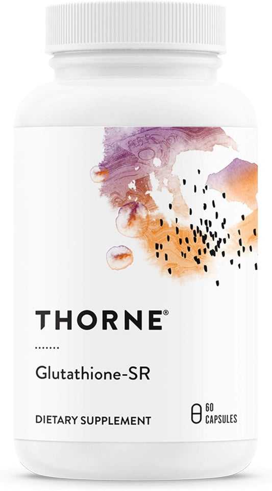 THORNE Glutathione-SR - Sustained-Release Glutathione for Antioxidant Support - 60 Capsules