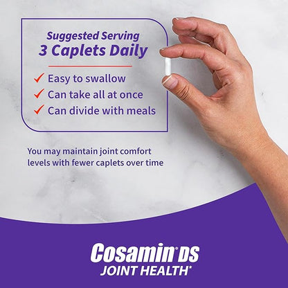 Cosamin DS, #1 Researched Glucosamine & Chondroitin Joint Health Supplement, 150 'Easy-To-Swallow' Caplets