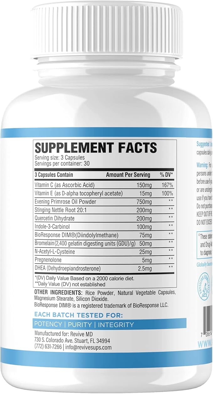 Revive MD Women's Health | Vitamin Health Supplement for Women | Hormonal Balancing - Hair, Skin Nail Support