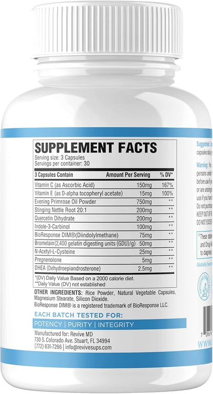 Revive MD Women's Health | Vitamin Health Supplement for Women | Hormonal Balancing - Hair, Skin Nail Support