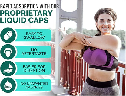 Universal Body Labs Bariatric Multivitamin with Iron Bariatric Multivitamin: Enhanced Absorption, 42 Super Fruits and Vegetables for Antioxidant Boost, Liquid Gel Capsules, Bariatric Must Haves