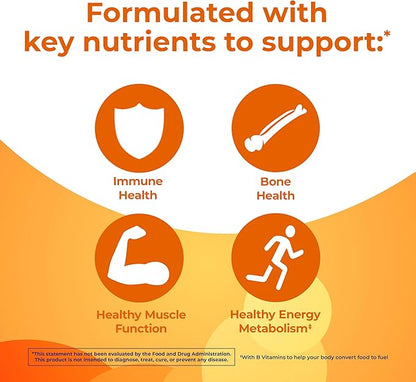 ONE A DAY Teen Multi+ Immunity Defense Vitamins, Multivitamin Gummies With Boost of Immunity Support with Vitamins A, C, D, E, Selenium & Zinc, 120 Count