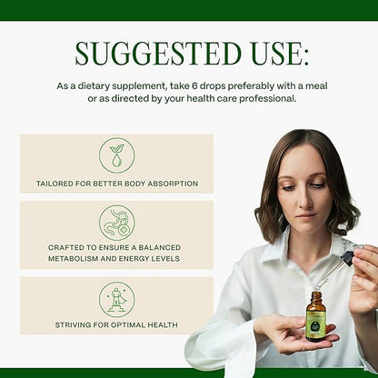 Go Nutrients Selenium 200 mcg Supplement, Yeast-Free Liquid Drops, Selenium Drops, Herbal Supplements with Trace Mineral Selenium and Purified Water, Selenium Liquid - 1.0 oz Bottle