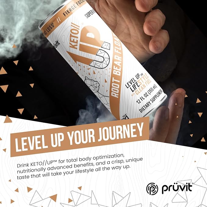 The Root Bear Float Keto//Up® Drink – Ready-to-Drink Ketones for Focus for Men and Women 12 Pack