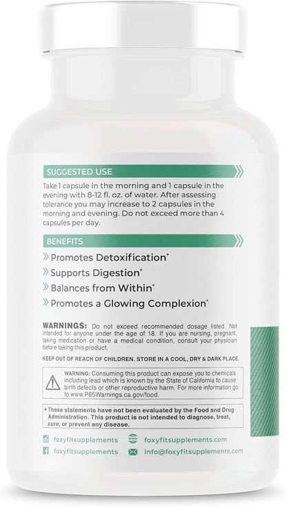 Detox for Her 30 Day Detox Cleanse Formula That Supports Healthy Digestion Function, Promotes Detoxification, & Balances from Within*
