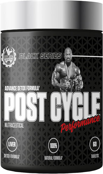 Dexter Jackson Black Series Post Cycle Performance | Advance Detox Formula| 60 Tablets, 30 Servings