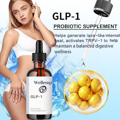 GLP-1 Drops Supplement Drops, for Men&Women 1Fl Oz (1PCS)