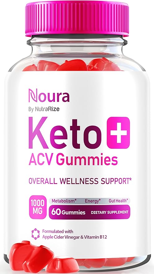 Noura Keto ACV Gummies, Official Noura Keto Supplement, Keto + ACV Gummy, All Natural Keto Plus ACV, Apple Cider Vinegar Keto Reviews (60 Gummies)
