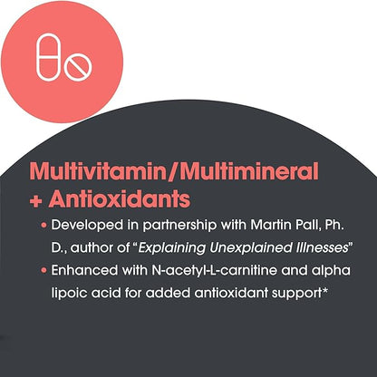 Allergy Research Group - MVM-A with Antioxidants - Complete Multivitamin/Multimineral - 180 Vegetarian Capsules