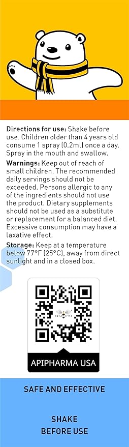 Children's Vitamin D3 Supplement Spray - Easy to Use D3 Spray for Kids - Natural Multivitamin Spray with Immune Support, Pharmacist Developed (130 Sprays)