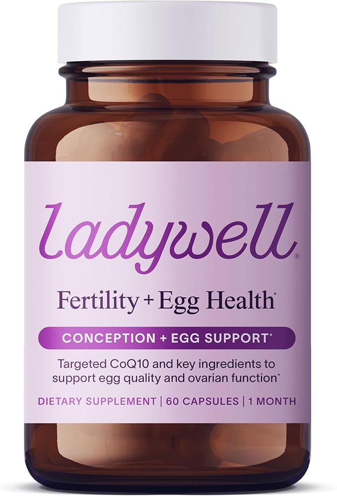 Fertility + Egg Health | Fertility Booster | Ovarian Health, Egg Quality, Ovulation & Healthy Conception Support | CoQ10, Folate + Key Ingredients | Science-Backed Women’s Supplement, 60 Ct