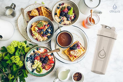 2 PACK, 28 oz & 20 oz Shaker Bottles for Protein Mixes | BPA-Free & Dishwasher Safe |small protein shaker bottle | Shaker Cups for protein shakes | Blender Shaker Bottle Pack