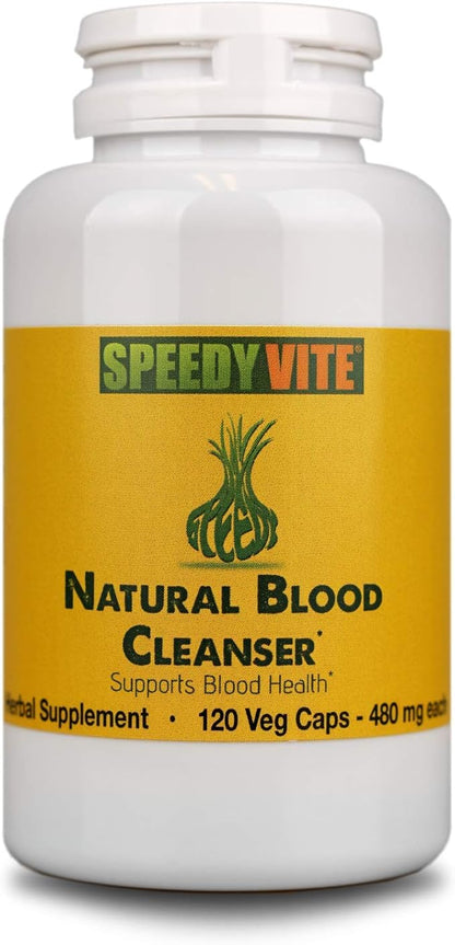 Natural Blood Cleanser Capsules Organic Supplement SpeedyVite® (120 Vegetable Powder Capsules)