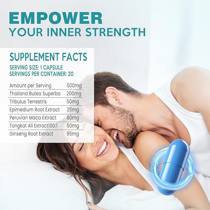 Premium Nutrition Supplement, Enhance Performance, Boost Energy & Recovery, 20 Capsules