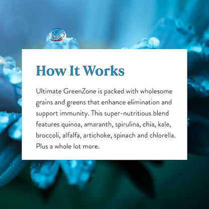 Nature's Sunshine Ultimate Greenzone, 180 Capsules | Supports Immunity, Helps Maintain a Balanced PH Level, and is Full of Nutritional Grains, Herbs, Fruits