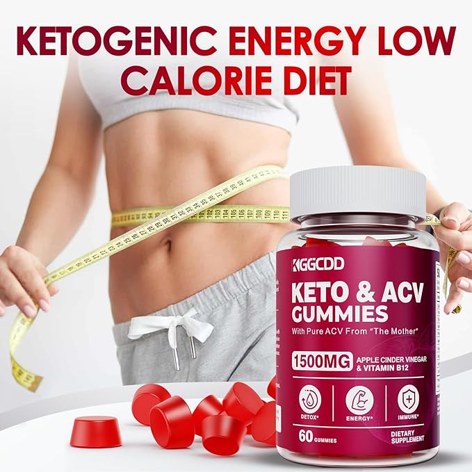 (4 Pack) Keto ACV Gummies Extreme 1500MG Keto Gummies Apple Cider Vinegar Formulated with Pomegranate Beet Juice Powder B12 Vegan Non GMO 240 Gummys