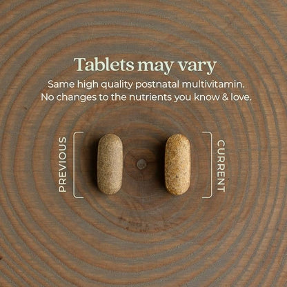 New Chapter, Postnatal Vitamins Lactation Supplement, Complete Multivitamin with Fermented Vitamin D3 + B Vitamins, Made with Organic Vegetables & Herbs, Non-GMO Ingredients, 192 Count