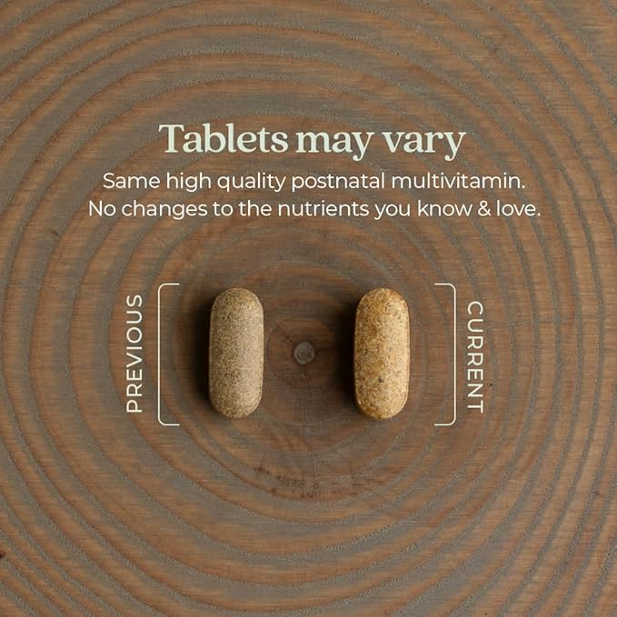 New Chapter, Postnatal Vitamins Lactation Supplement, Complete Multivitamin with Fermented Vitamin D3 + B Vitamins, Made with Organic Vegetables & Herbs, Non-GMO Ingredients, 270 Count