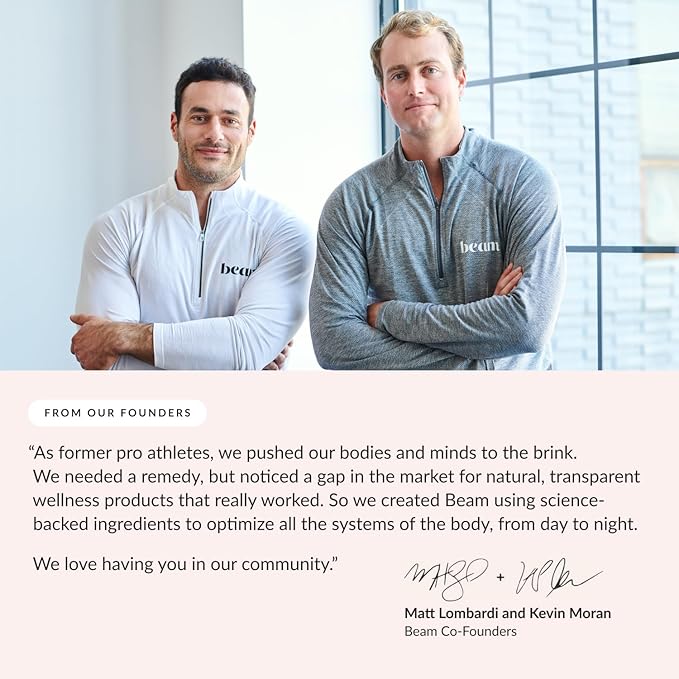 Beam Dream Sleep Powder, Sleep Aid, Sleep Aids For Adults, Contains Magnesium, Melatonin, L Theanine, Apigenin, Natural Sleep Supplement, Vegan, Non GMO, Dairy Free, 3rd Party Tested, 30 Servings