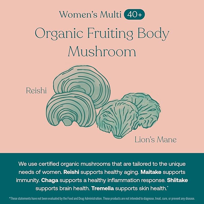 True Grace One Daily Women’s Multivitamin 40+ (30 Vegan Tablets) & One Daily Women’s Probiotic (30 Vegetarian Capsules) - Gluten Free, Soy Free, Organic - 30-Day Supply of Each