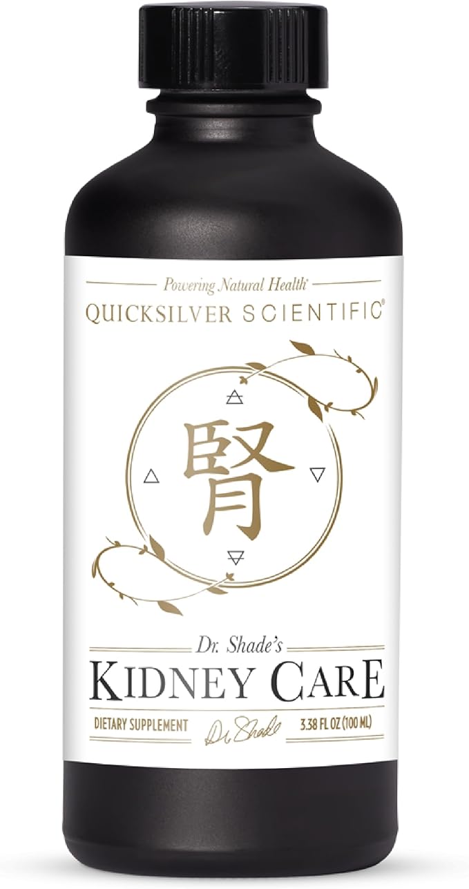 Quicksilver Scientific Kidney Care - Kidney Cleanse & Lymphatic Drainage Supplements - Astragaloside IV Extract, Zhu Ling, Goldenrod, Ferulic Acid, He Shou Wu & Dandelion Leaf (3.38oz / 100ml)