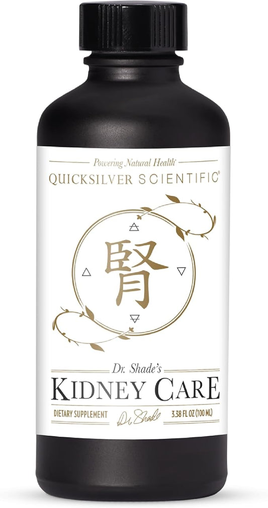 Quicksilver Scientific Kidney Care - Kidney Cleanse & Lymphatic Drainage Supplements - Astragaloside IV Extract, Zhu Ling, Goldenrod, Ferulic Acid, He Shou Wu & Dandelion Leaf (3.38oz / 100ml)
