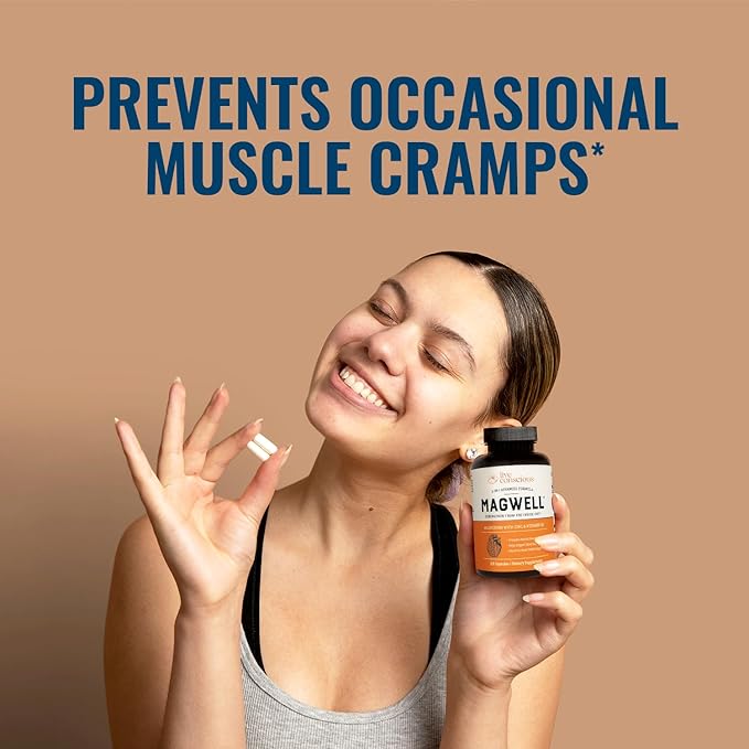 Live Conscious Magnesium Zinc & Vitamin D3 - Bioavailable Forms of Magnesium - Malate, Glycinate, Citrate - MagWell Bone & Heart Health, Immune System Support - 120 Capsules (2-Pack)
