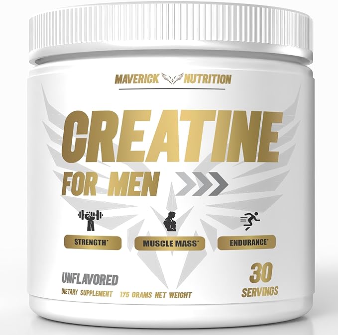 Creatine Powder for Men - Creatine for Men - Muscle Builder for Men - Creatine - Creatine Monohydrate - Creatine Powder - Creatine Monohydrate Powder - Creatine Monohydrate for Men - 30 Servings