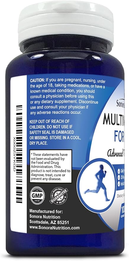 Multivitamin for Men Advanced Time Release, 100 Capsules
