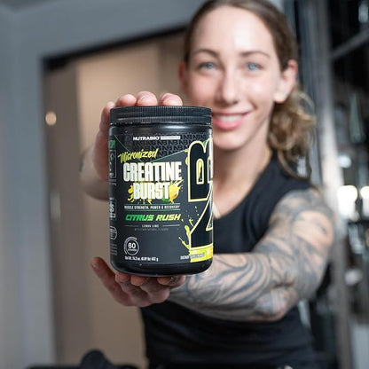 NutraBio Pure Creatine Monohydrate Powder Supplement, Arctic Blast, (300 g) - Supports Bulk Muscle Energy, Recovery, and Strength - HPLC Tested Pure Grade Creatine Powder Supplement for Men and Women