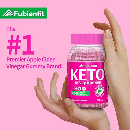 (2 Pack) Keto ACV Gummies Advanced Formula 1500MG Keto Gummies Apple Cider Vinegar Formulated with Pomegranate Beet Juice Powder B12 Vegan Non GMO 120 Gummys