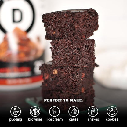 Devotion Nutrition Protein Powder Blend | Gluten Free, Keto Friendly, No Added Sugars | 1g MCT | 20g Whey & Micellar Protein | 2lb Tub (Brownie Batter)