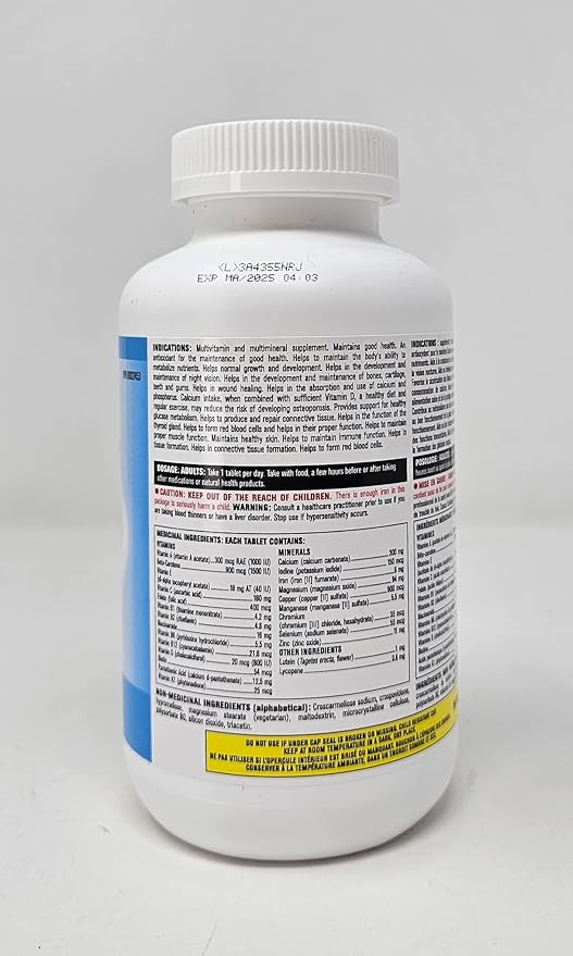 Kirkland Signature Men Multivitamin, 365 Tablets