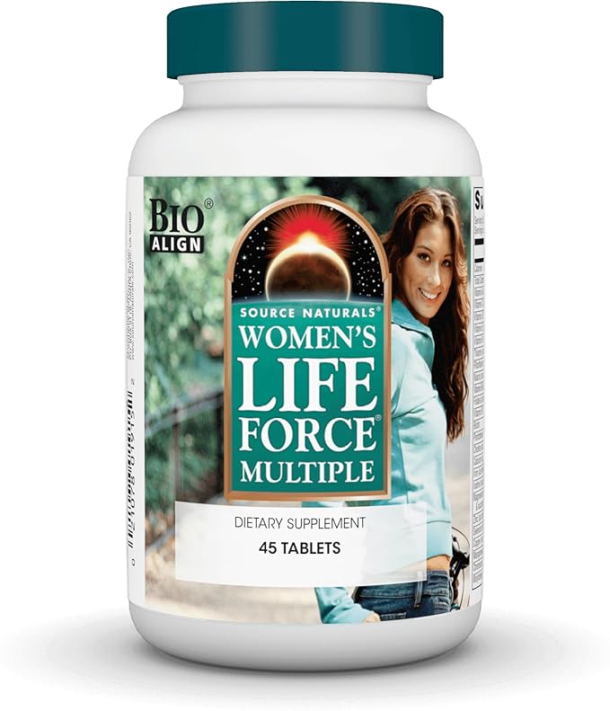 Source Naturals Women's Life Force Multiple, Daily Multivitamin & Immune Health Supplement - 45 Tablets