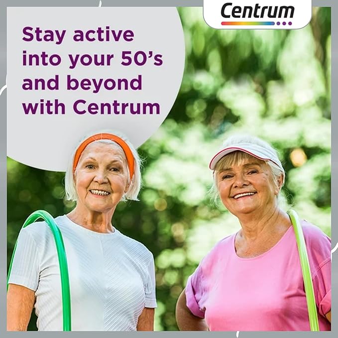 Centrum Silver Womens Multivitamin for Women 50 Plus, Multivitamin Supplement with Vitamin D3, B Vitamins, 65 Tablets (Pack of 1)